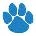 Glitter Blue Paw Print Temporary Tattoo